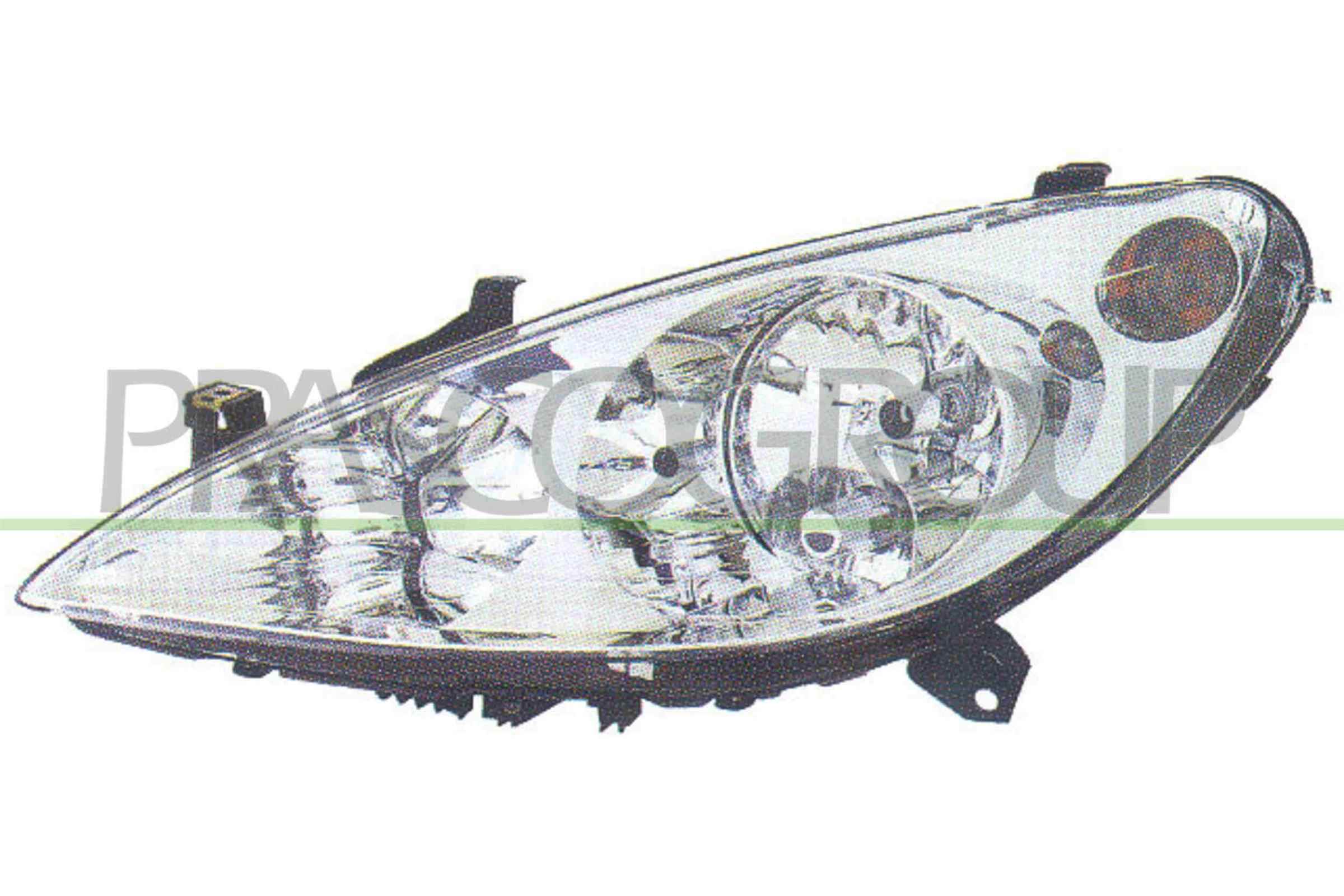 PRASCO Hauptscheinwerfer pg4204913 H7/H1/H1 rechts für Peugeot