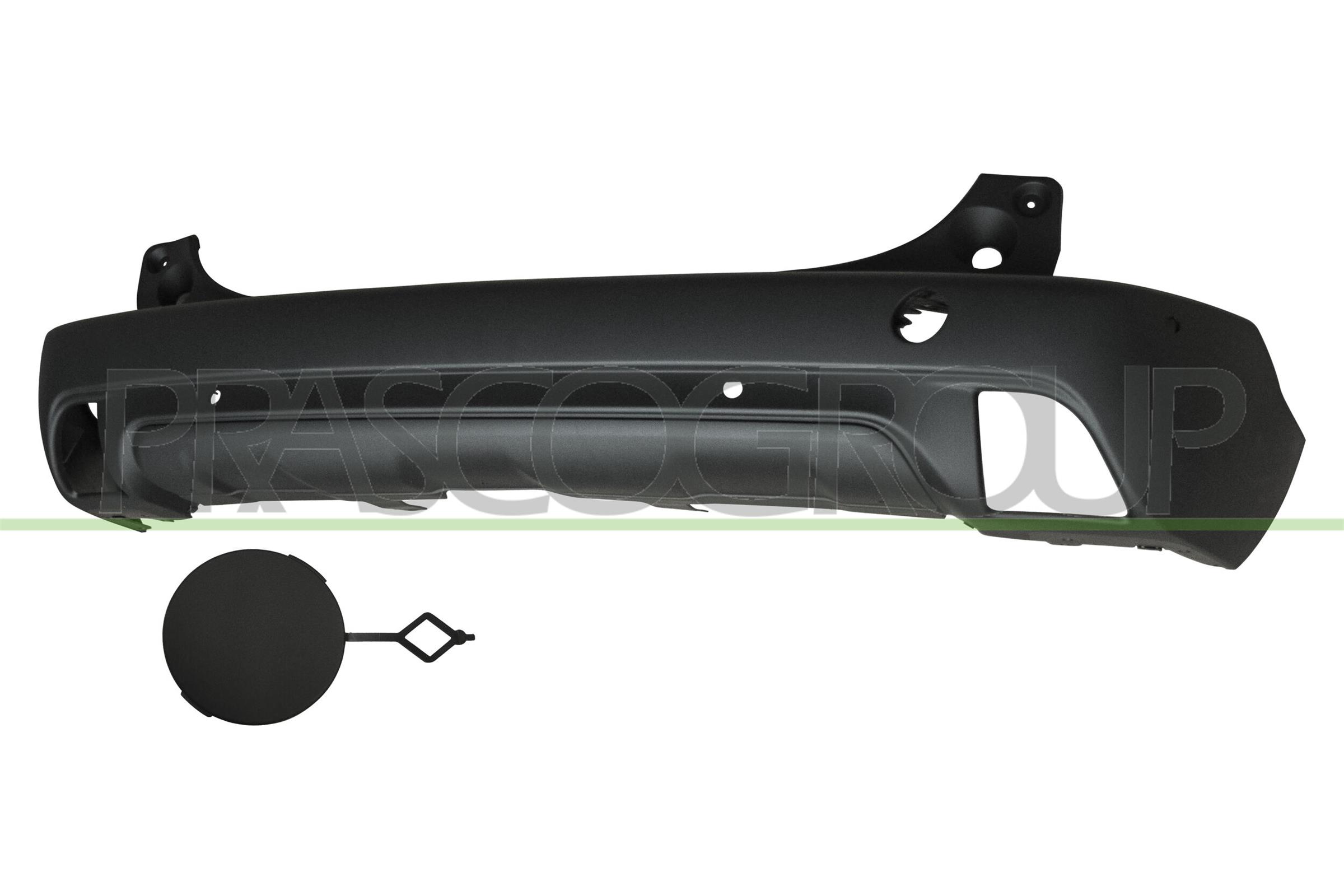 PRASCO Stoßfänger pg5001061 hinten für Peugeot
