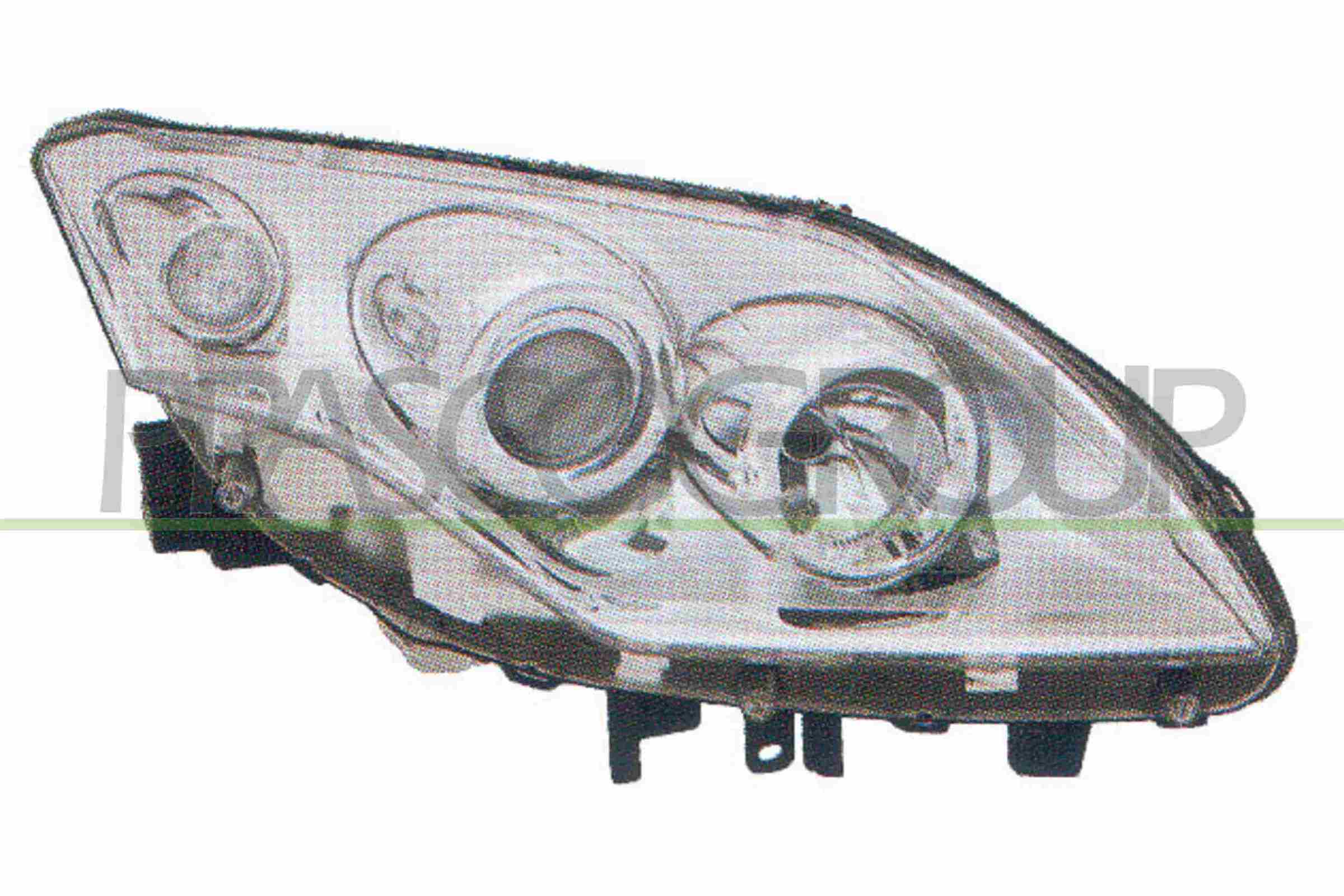 PRASCO Hauptscheinwerfer rn0864903 H7/H7 rechts für RENAULT