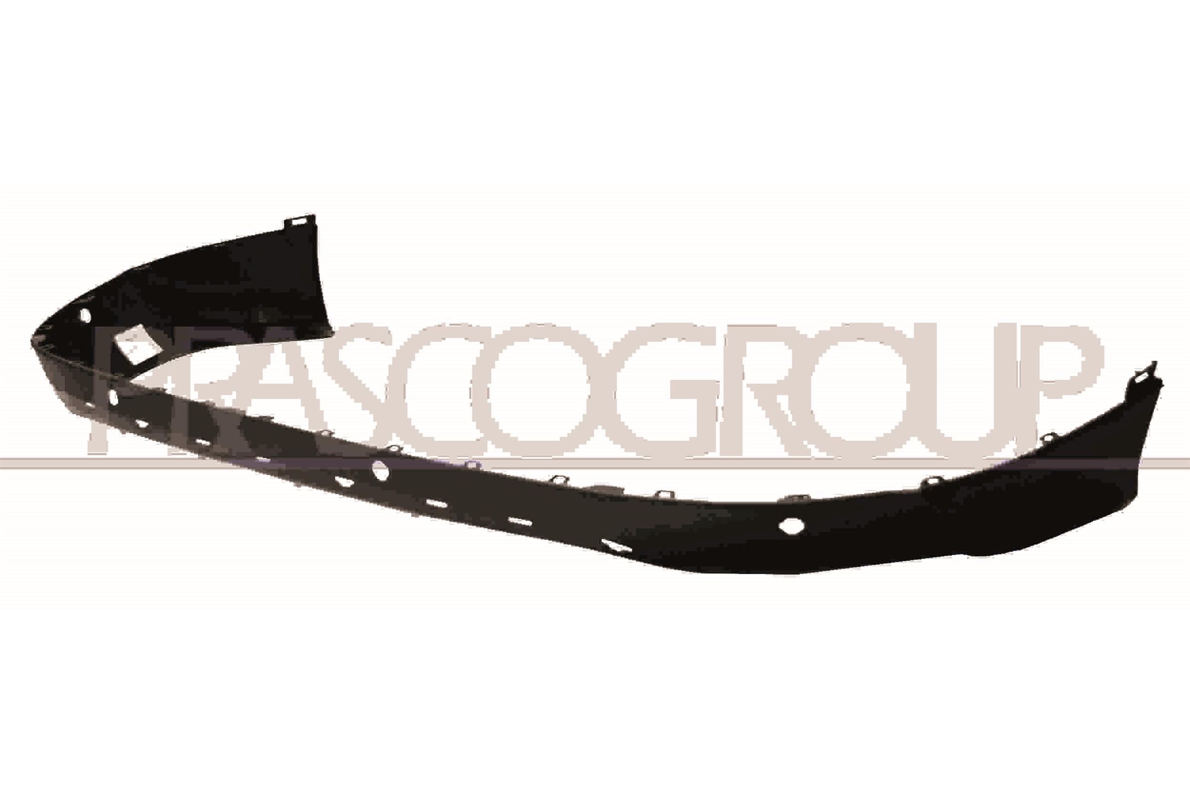 PRASCO Stoßfänger ty2921071 hinten für TOYOTA