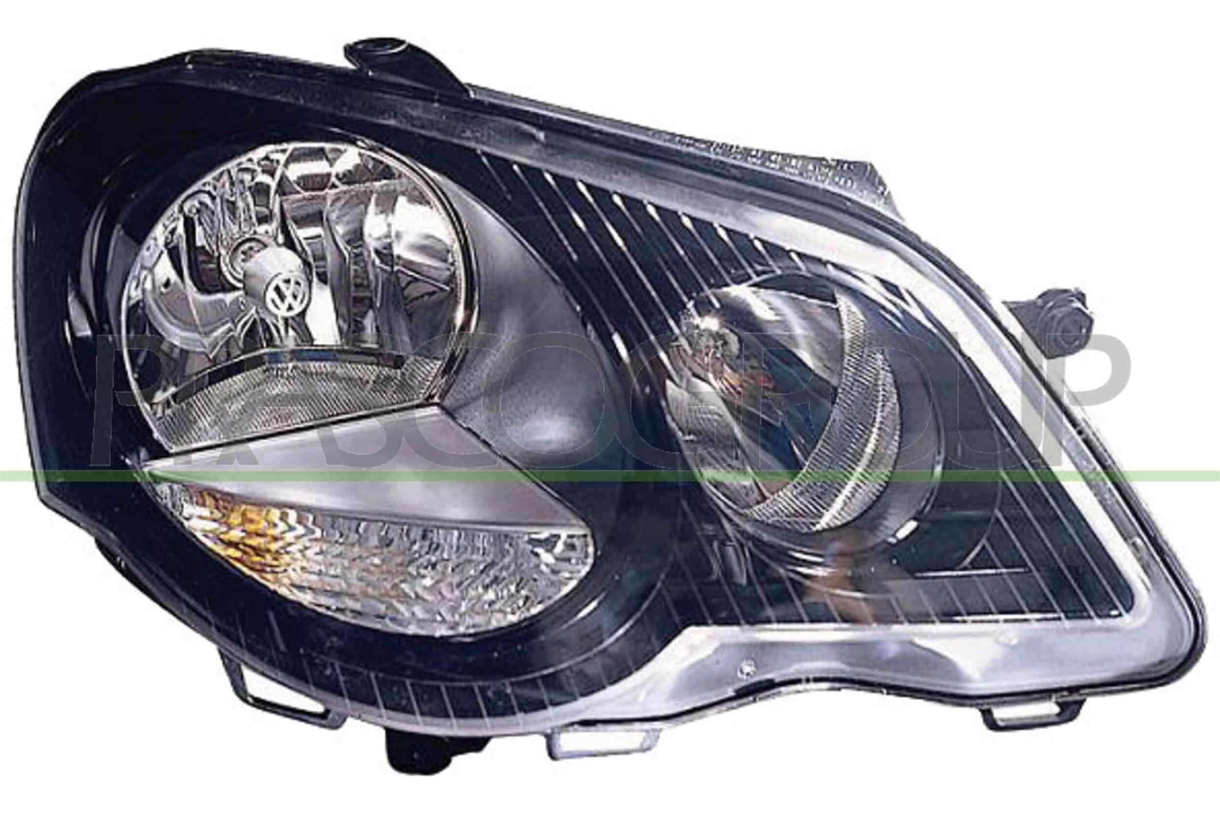 PRASCO Hauptscheinwerfer vg0224913 H7/H1 rechts für VW