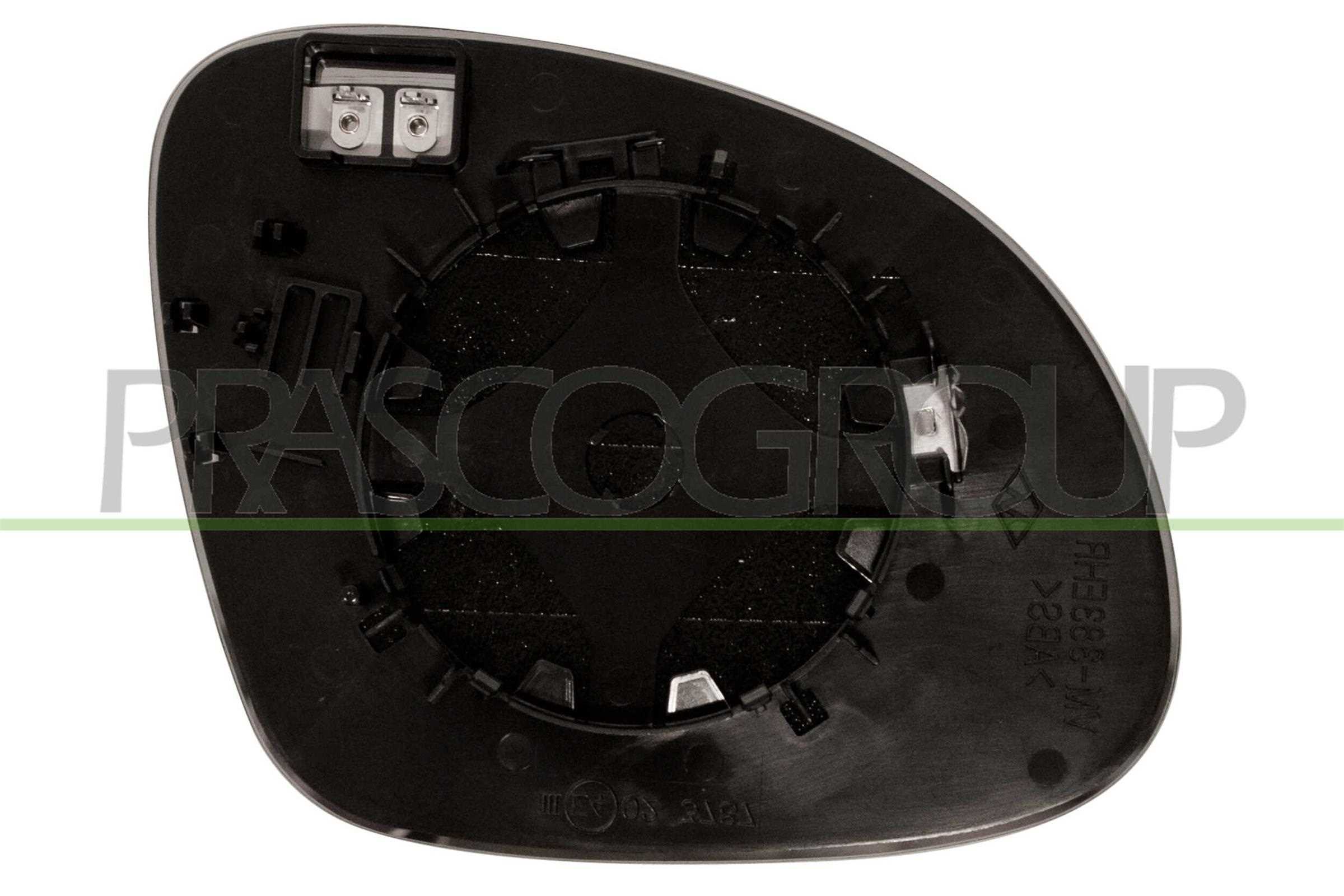 PRASCO Spiegelglas, Außenspiegel vg1017514 links für VW