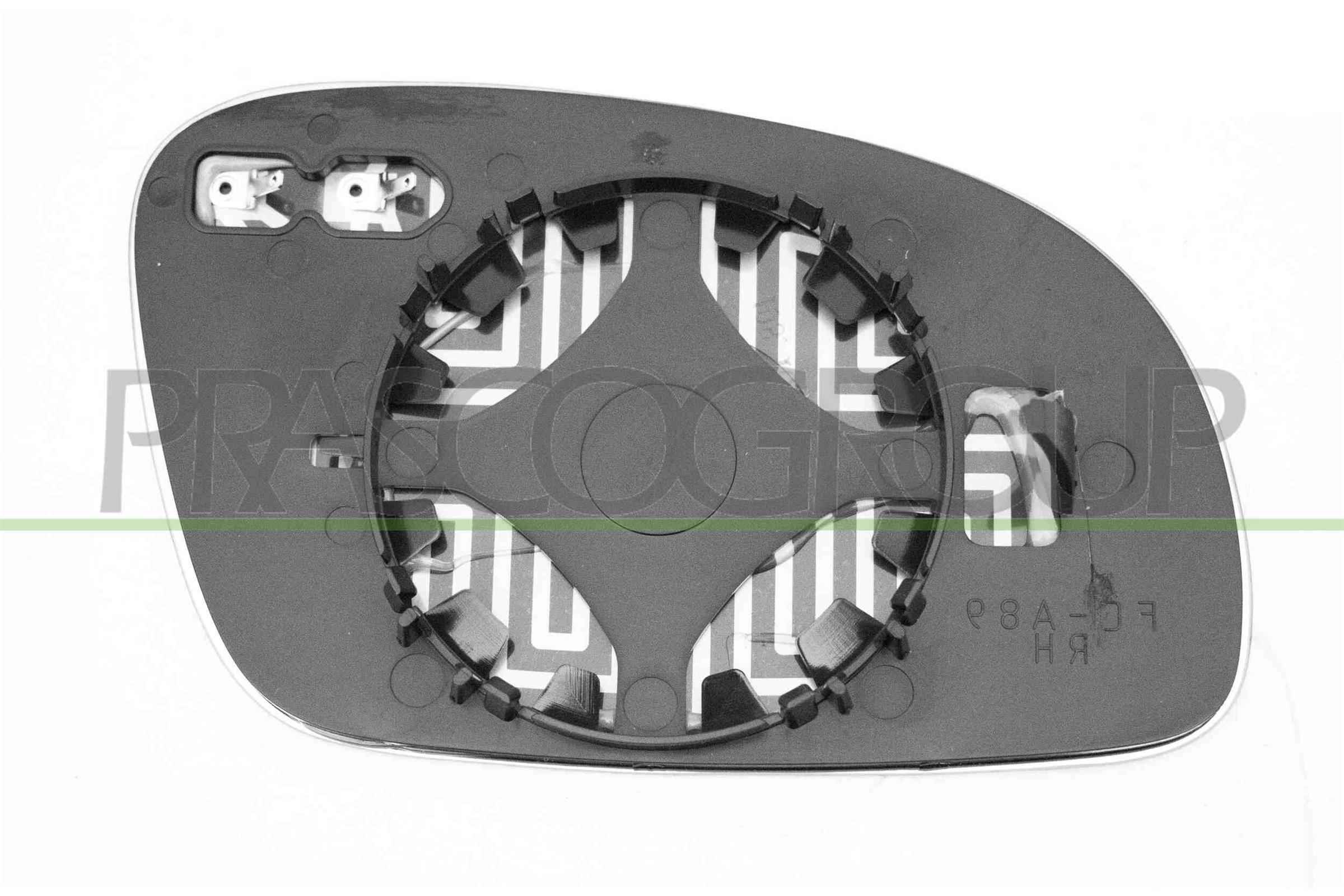 PRASCO Spiegelglas, Außenspiegel vg4207516 links für VW