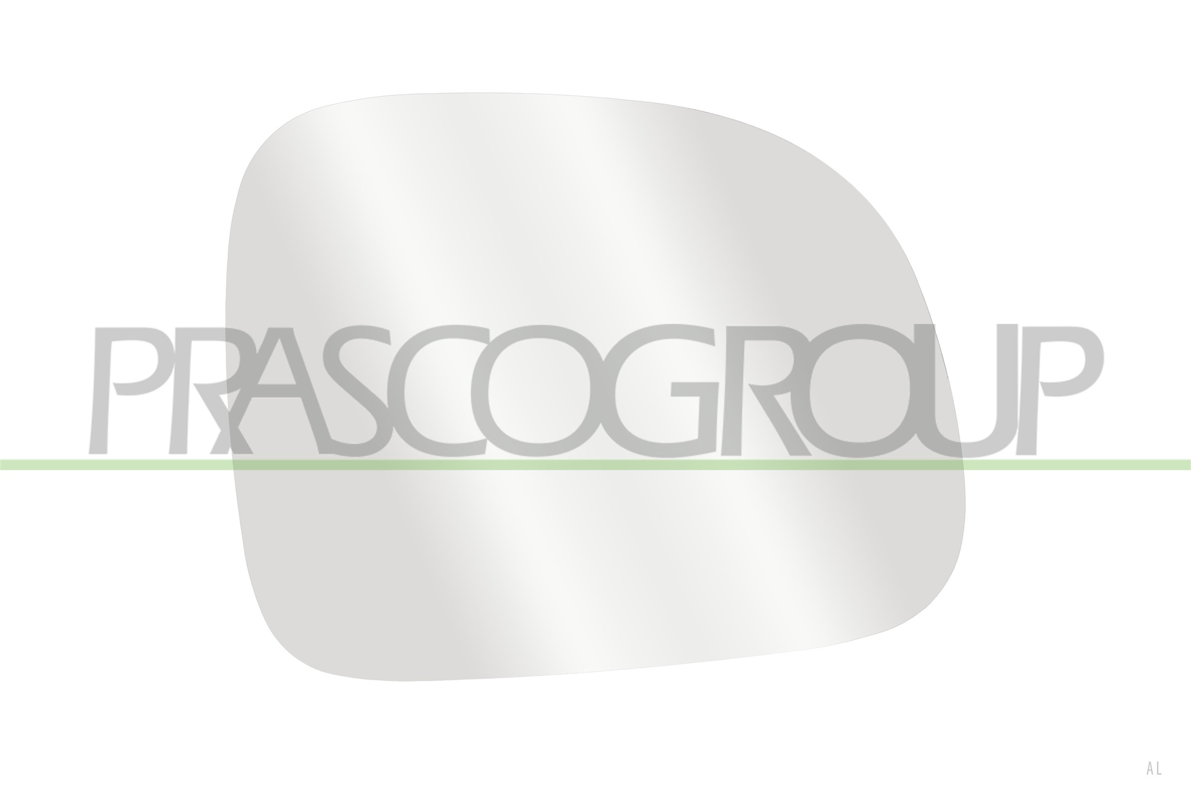 Prasco Spiegelglas, Außenspiegel Ft1237503 Rechts Für Fiat