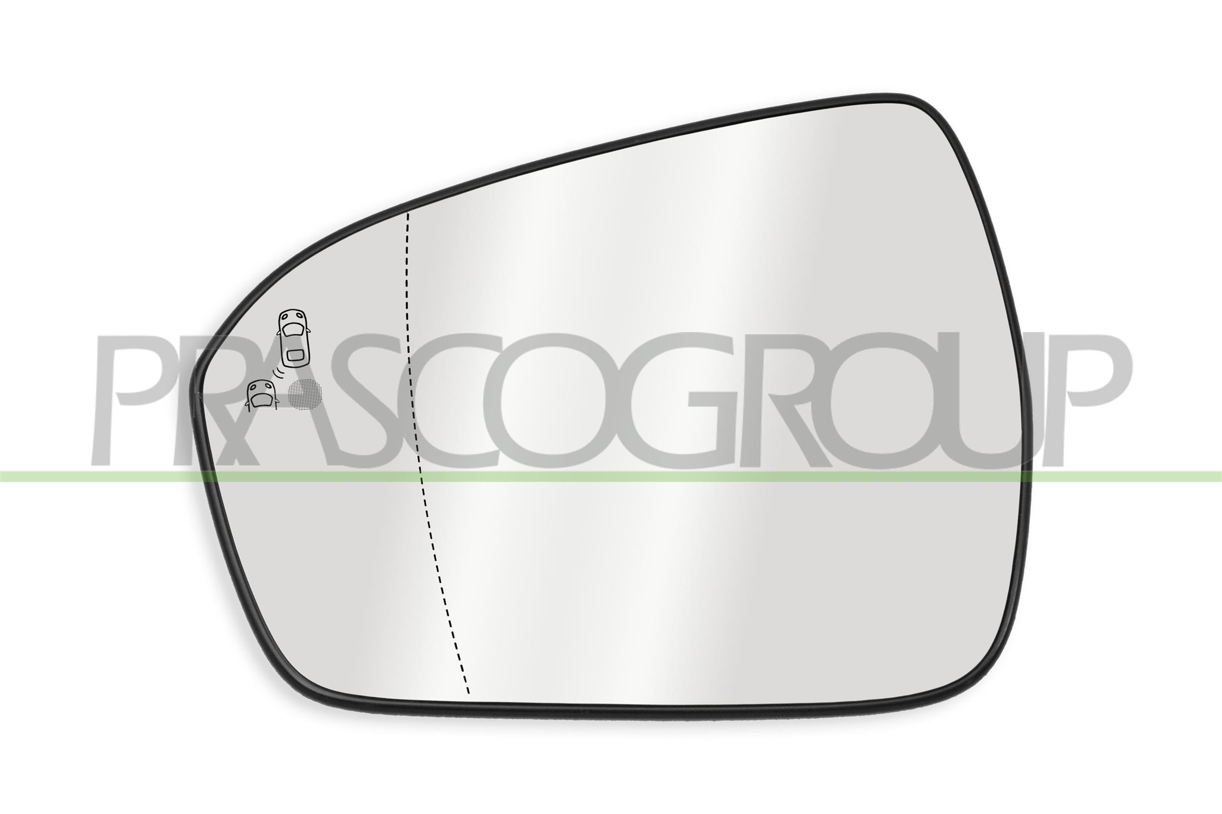 Prasco Spiegelglas, Außenspiegel Fd1147515 Links Für Ford