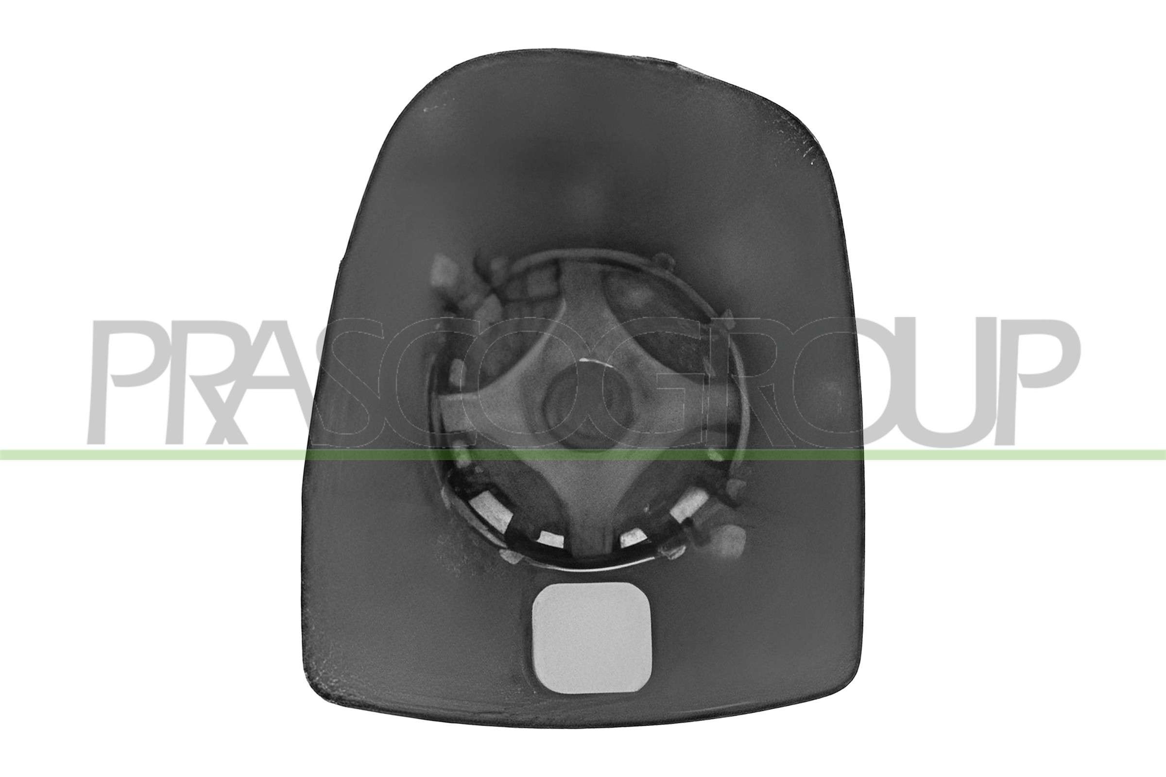 PRASCO Spiegelglas, Außenspiegel op9327503 rechts für Opel NISSAN RENAULT