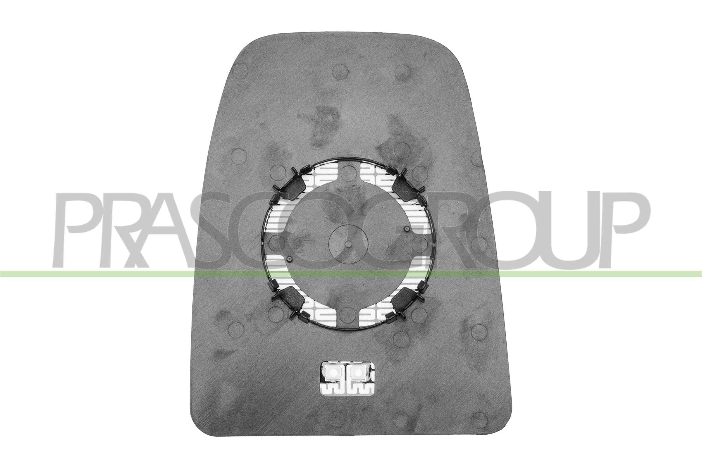 PRASCO Spiegelglas, Außenspiegel ft9507514 links für Fiat