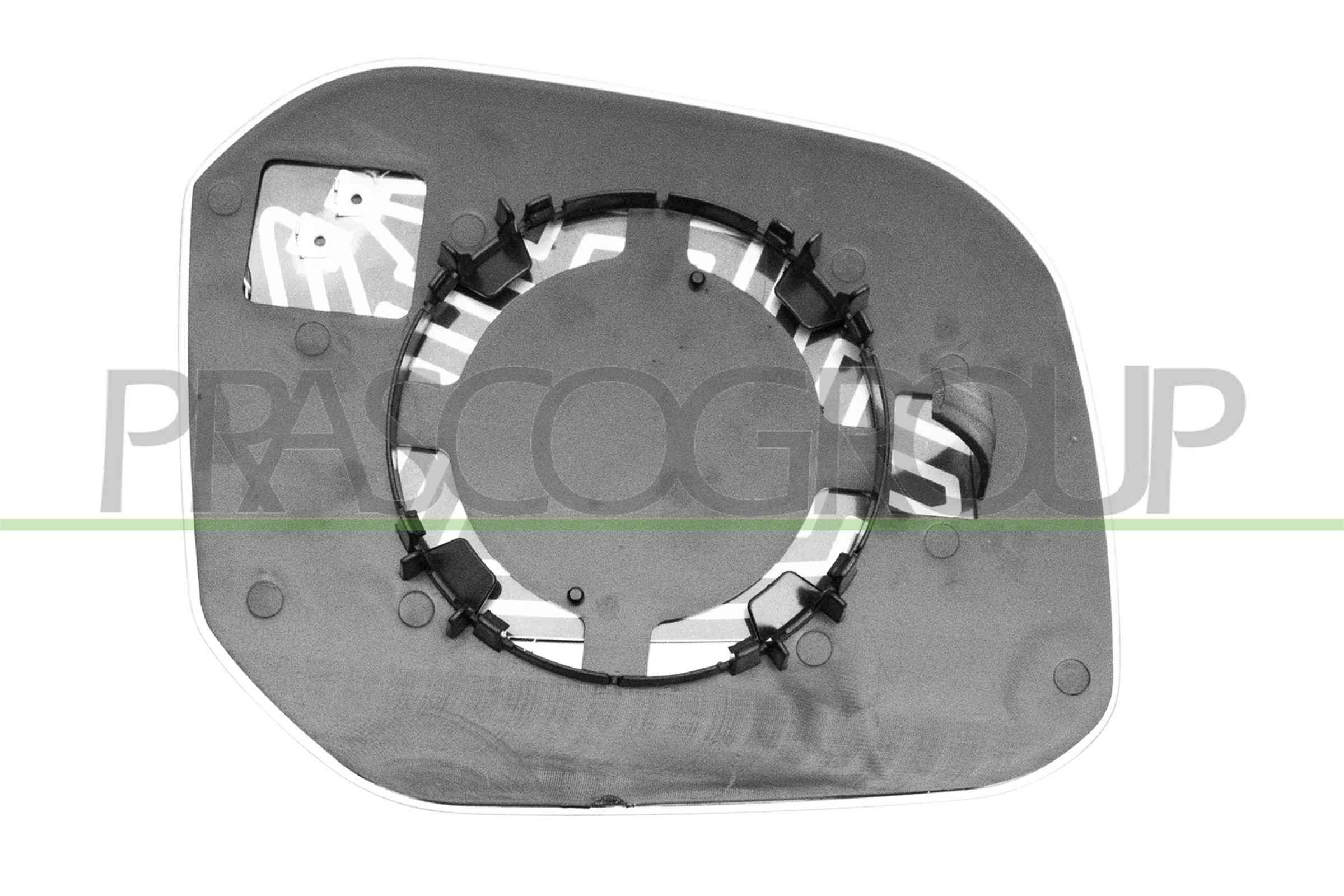 PRASCO Spiegelglas, Außenspiegel vg9077514 links für VW