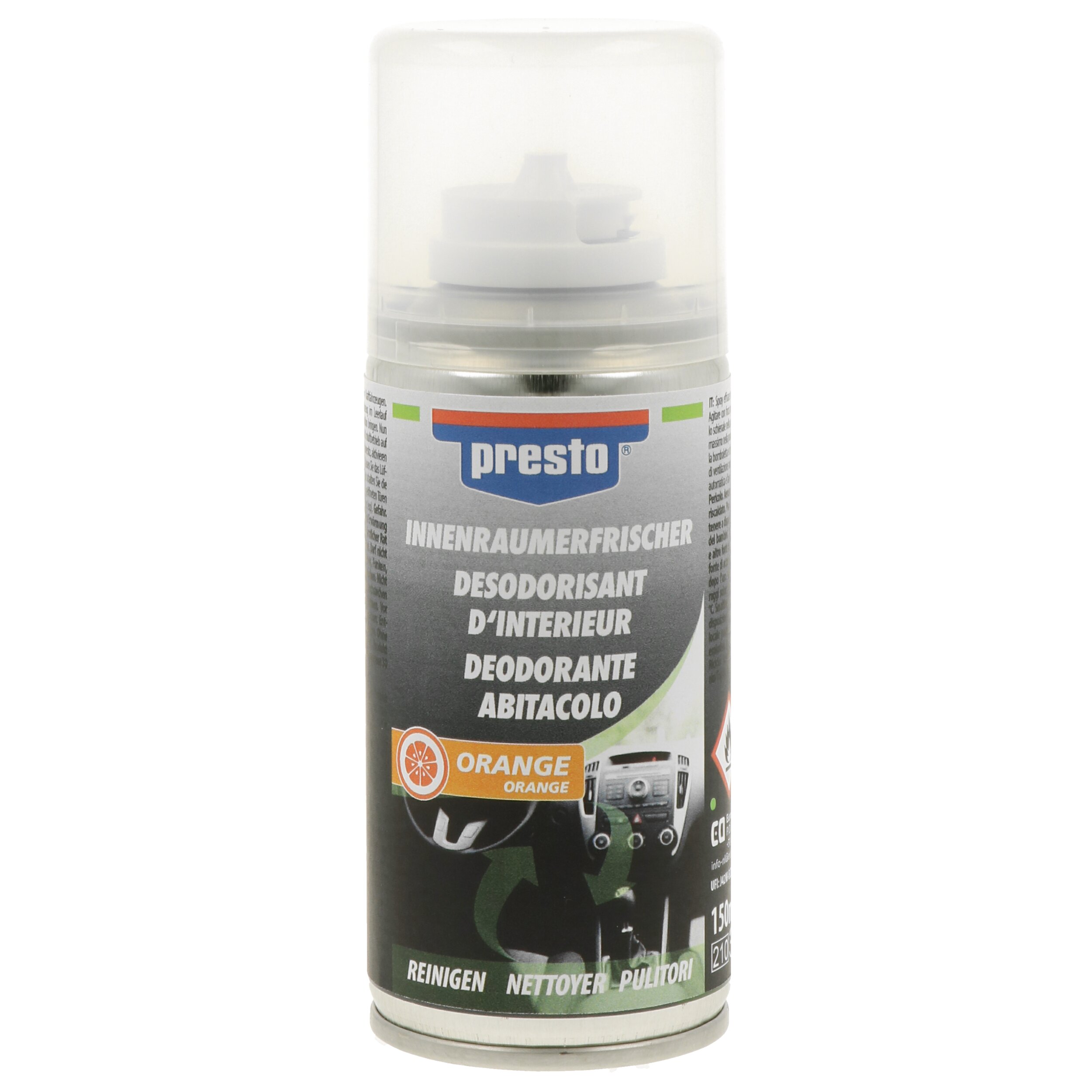 PRESTO Lufterfrischer Klimaanlagen-Reiniger orange (150 ml) 157127 0.15l