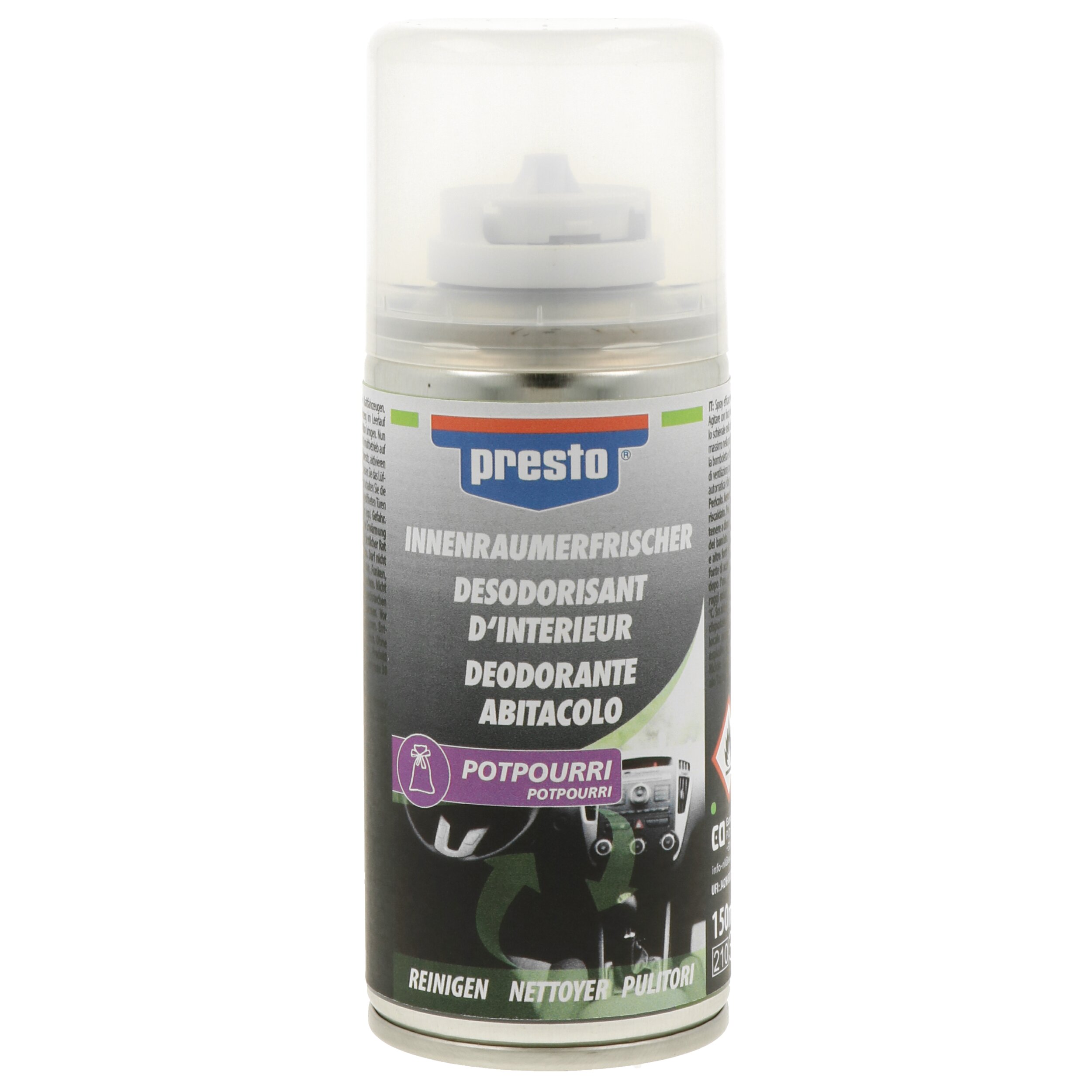 PRESTO Lufterfrischer Klimaanlagen-Reiniger potpourri (150 ml) 157103 0.15l