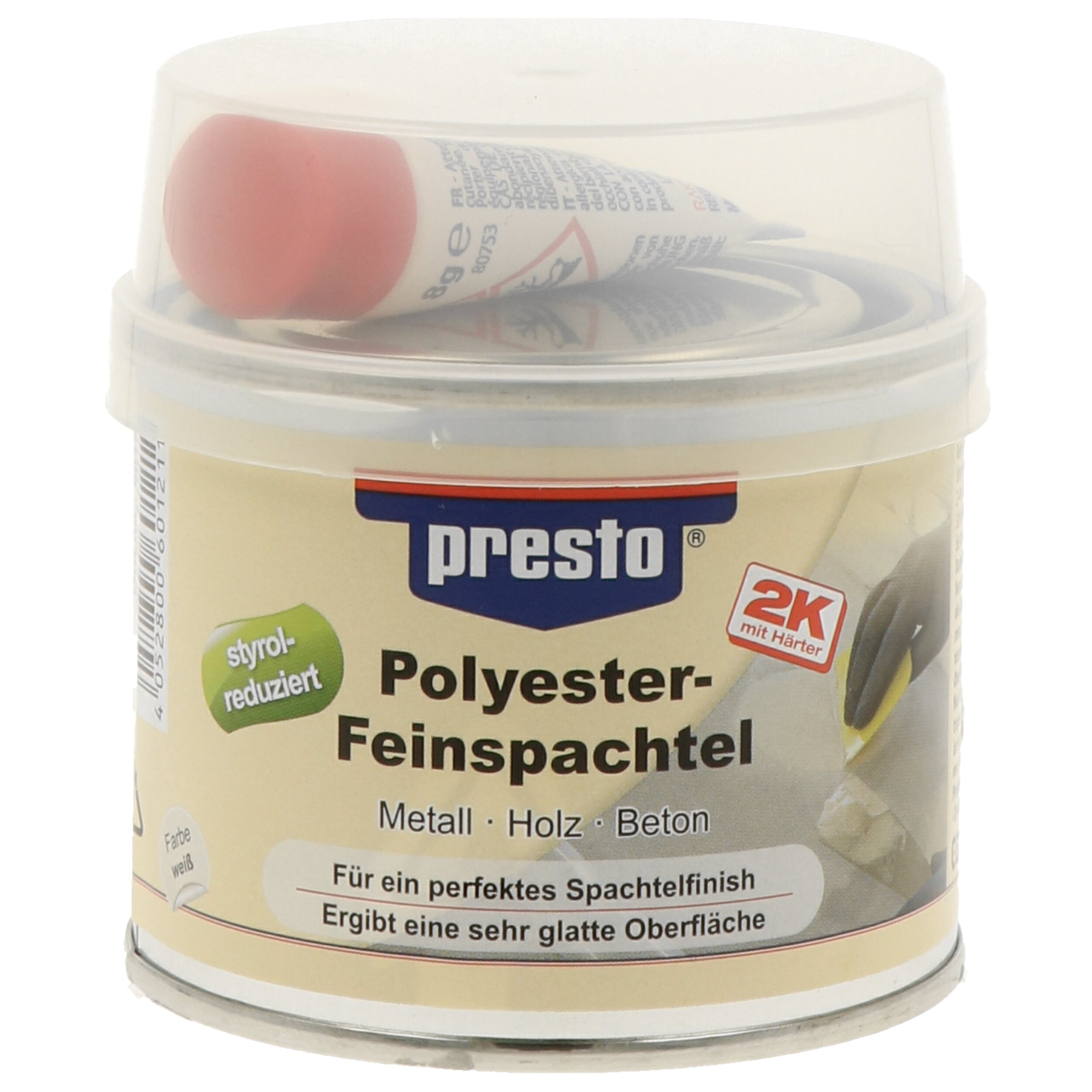 Presto 6x 250g Polyester Feinspachtel [Hersteller-Nr. 601211] - Image 5