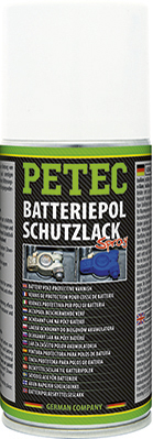 PETEC Batteriepolfett Batterie-Pol Schutzlack Spray (150 ml) 72650 0.15l