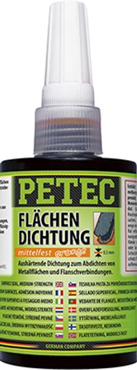Petec Dichtung, Vergaserflansch "FL�CHENDICHTUNG, MITTELFEST, ORANGE", Art.-Nr. 97175