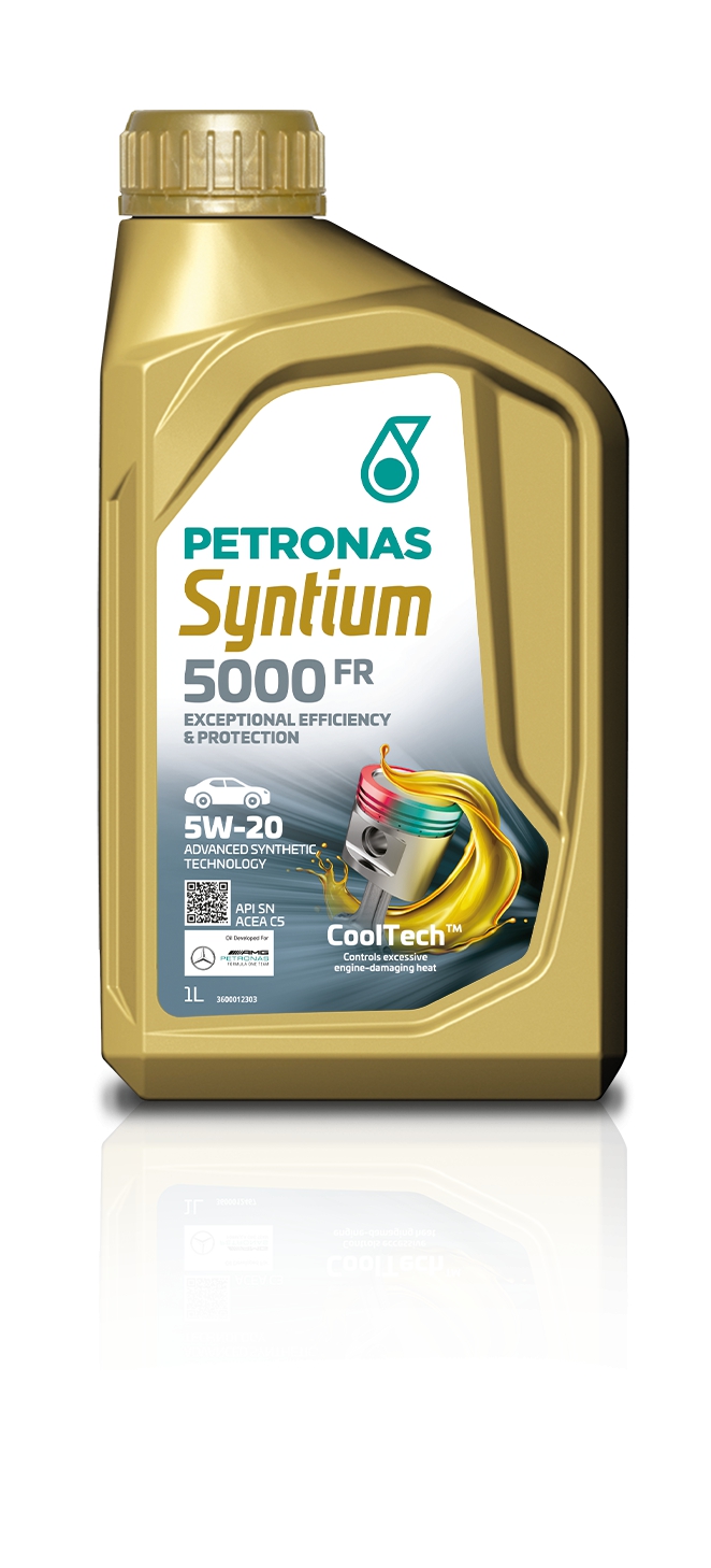 PETRONAS LUBRICANTS Motoröl Syntium 5000 FR 5W-20 SN (1 L) 70265e18eu 1l