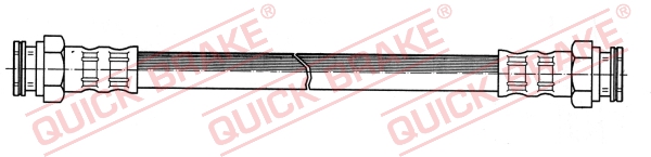 QUICK BRAKE Bremsschlauch 22018 für LANCIA Fiat Citroën