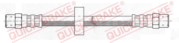 QUICK BRAKE Bremsschlauch 22102 für VW