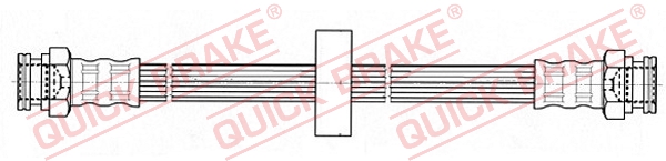 QUICK BRAKE Bremsschlauch 22108 für Fiat