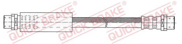 QUICK BRAKE Bremsschlauch 22308 für Audi