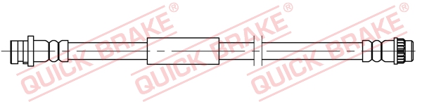 QUICK BRAKE Bremsschlauch 22317 für Vaughall NISSAN RENAULT