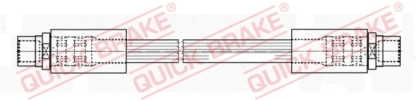 QUICK BRAKE Bremsschlauch 22410 für Audi