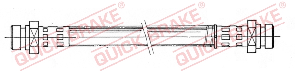 QUICK BRAKE Bremsschlauch 22507 für MITSUBISHI HYUNDAI