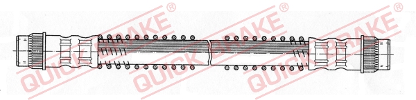 QUICK BRAKE Bremsschlauch 22513 für Peugeot LANCIA Citroën