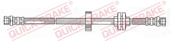 QUICK BRAKE Bremsschlauch 22918 für RENAULT
