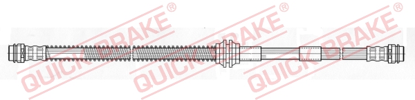 QUICK BRAKE Bremsschlauch 22.921 für VW Porsche