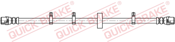 QUICK BRAKE Bremsschlauch 22929 für VW