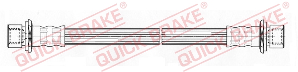 QUICK BRAKE Bremsschlauch 24004 für TOYOTA
