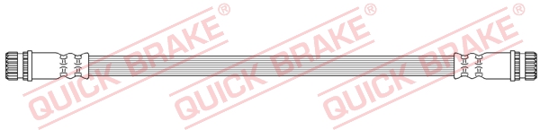 QUICK BRAKE Bremsschlauch 25040 für MITSUBISHI