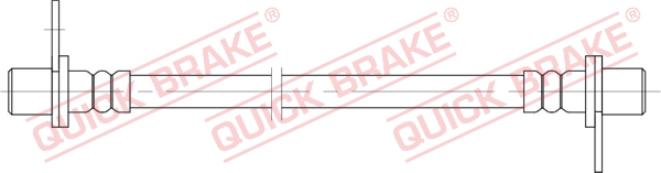 QUICK BRAKE Bremsschlauch 25087 für Peugeot MITSUBISHI
