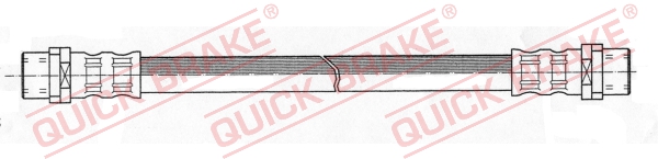 QUICK BRAKE Bremsschlauch 27014 für Audi