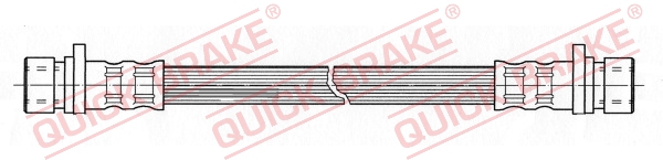 QUICK BRAKE Bremsschlauch 27022 für HONDA ROVER