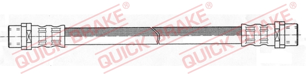 QUICK BRAKE Bremsschlauch 27079 für Mercedes VW
