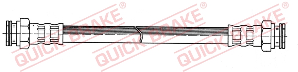 QUICK BRAKE Bremsschlauch 27087 für Fiat