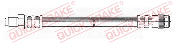 QUICK BRAKE Bremsschlauch 32037 für RENAULT DACIA