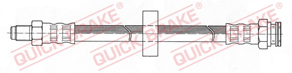 QUICK BRAKE Bremsschlauch 32109 für Skoda VW