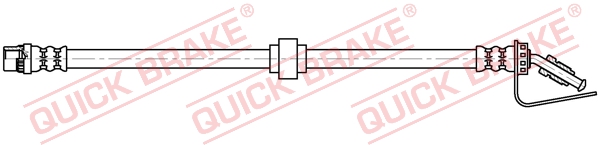 QUICK BRAKE Bremsschlauch 32124 für Vaughall RENAULT