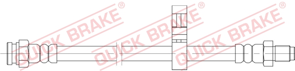 QUICK BRAKE Bremsschlauch 32128 für Peugeot Fiat