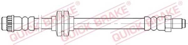 QUICK BRAKE Bremsschlauch 32134 für Vaughall RENAULT