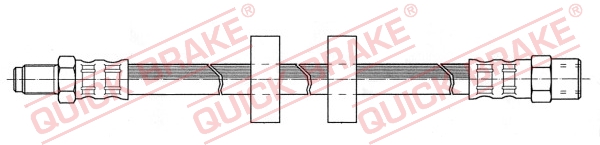 QUICK BRAKE Bremsschlauch 32203 für VW