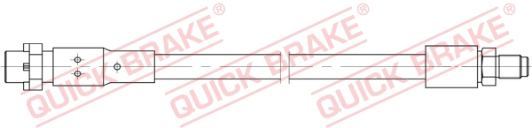 QUICK BRAKE Bremsschlauch 32216 für BMW