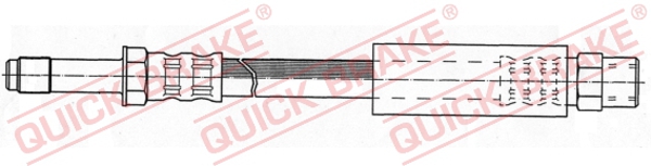 QUICK BRAKE Bremsschlauch 32327 für BMW