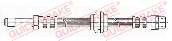 QUICK BRAKE Bremsschlauch 32329 für BMW