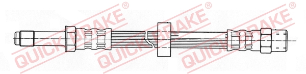QUICK BRAKE Bremsschlauch 32333 für Volvo
