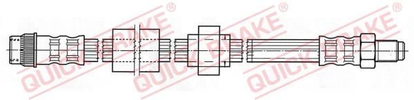 QUICK BRAKE Bremsschlauch 32408 für RENAULT