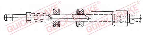 QUICK BRAKE Bremsschlauch 32406 für Mercedes