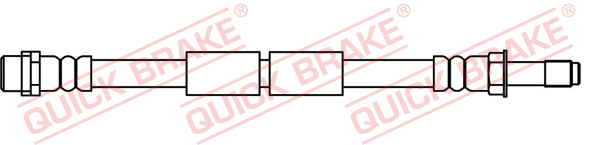 QUICK BRAKE Bremsschlauch 32427 für Mercedes VW