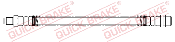 QUICK BRAKE Bremsschlauch 32512 für Mercedes